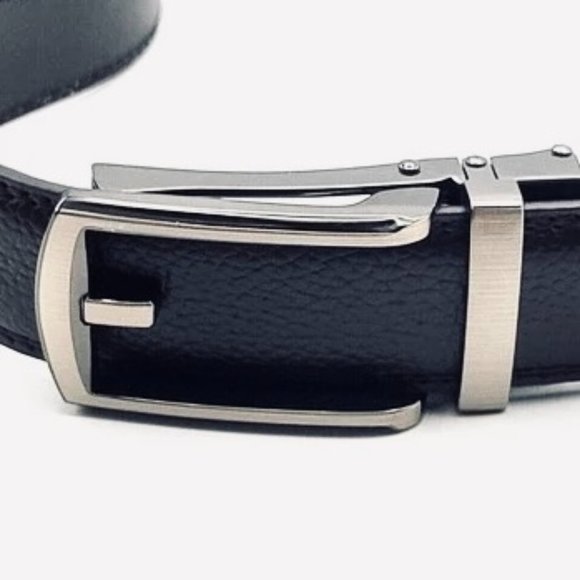 COMFORT CLICK Men's NWOT Adjustable Black Ratchet Belt - Picture 5 of 9